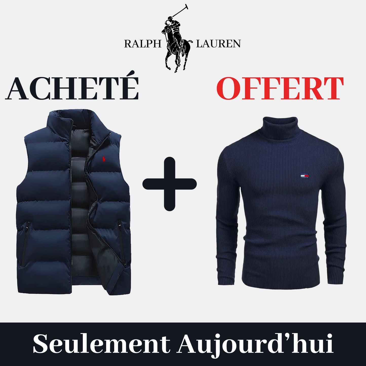 Gilet R&L + Pull Offert (DESTOCKAGE)